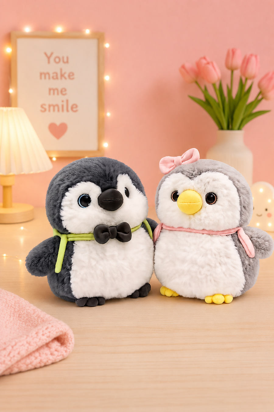 PIP & POO – Adorable Penguin Plush Toy Couple | Super Soft & Huggable | Perfect Gift for Kids & Loved Ones
