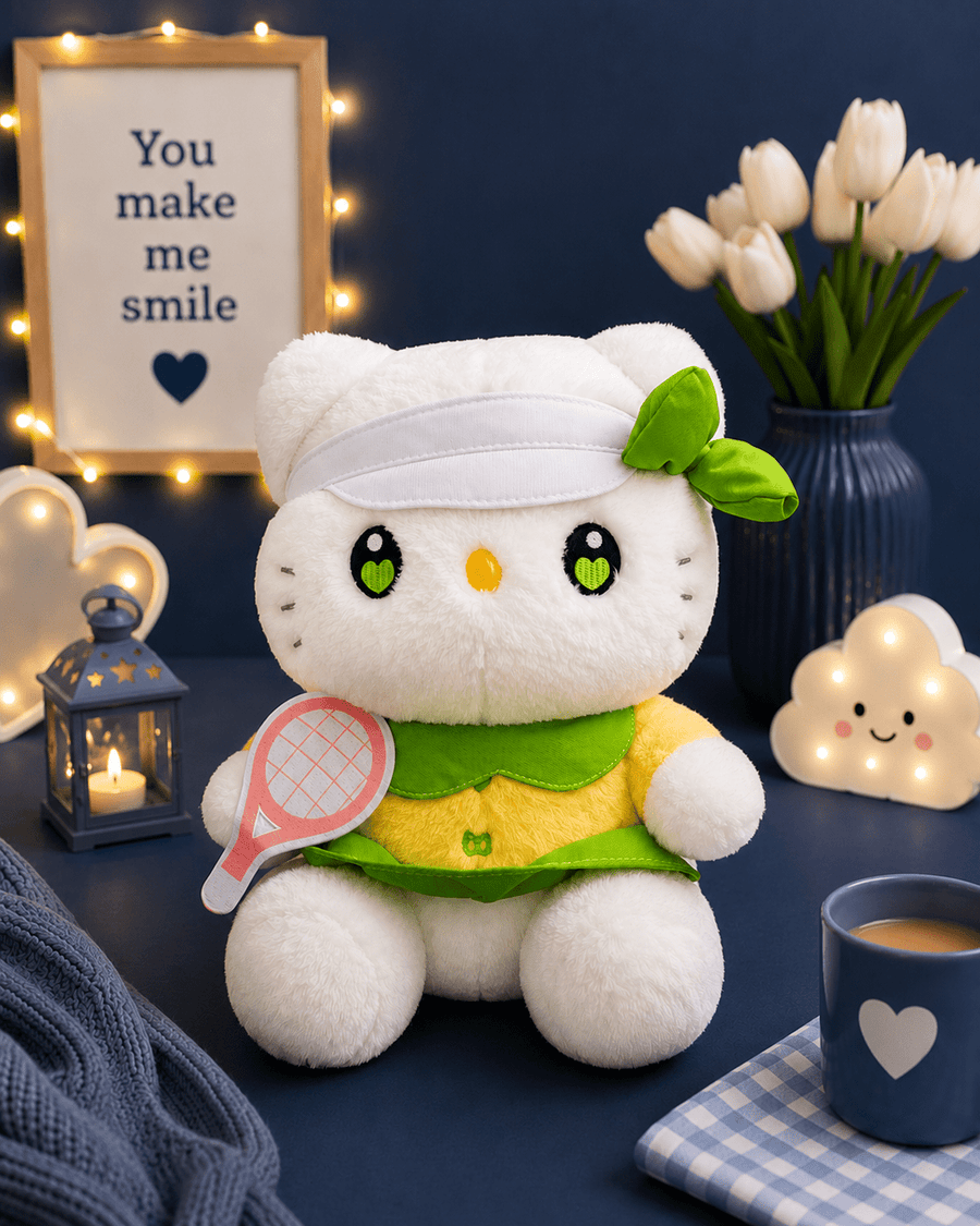 LILY – Cute Tennis Kitty Plush Toy