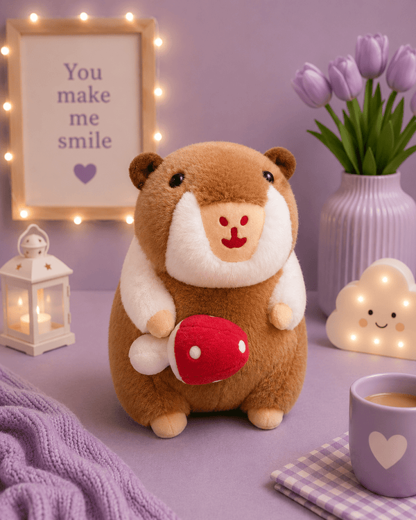 MOCHI – Cute Hamster with Mini Mushroom