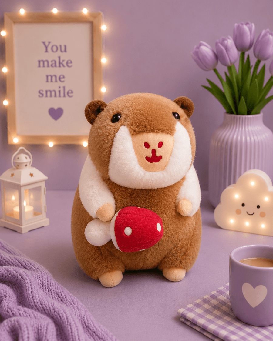 MOCHI – Cute Hamster with Mini Mushroom
