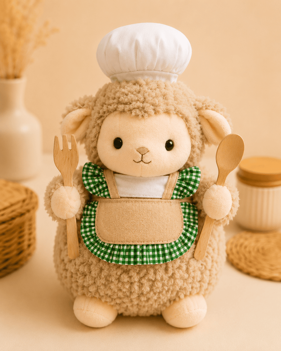 Cuddly Sheep Sous Chef Plush Toy