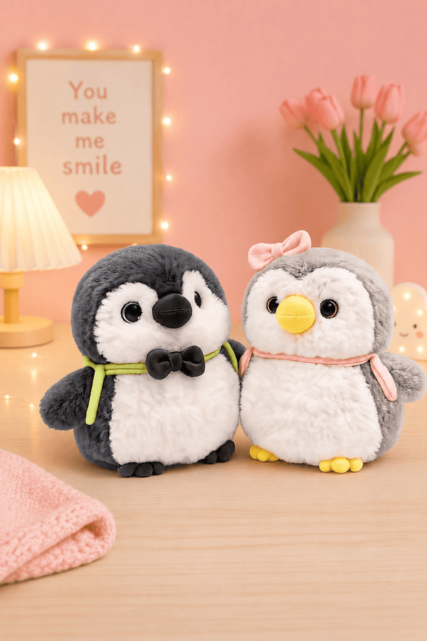 PIP & POO – Adorable Penguin Plush Toy Couple
